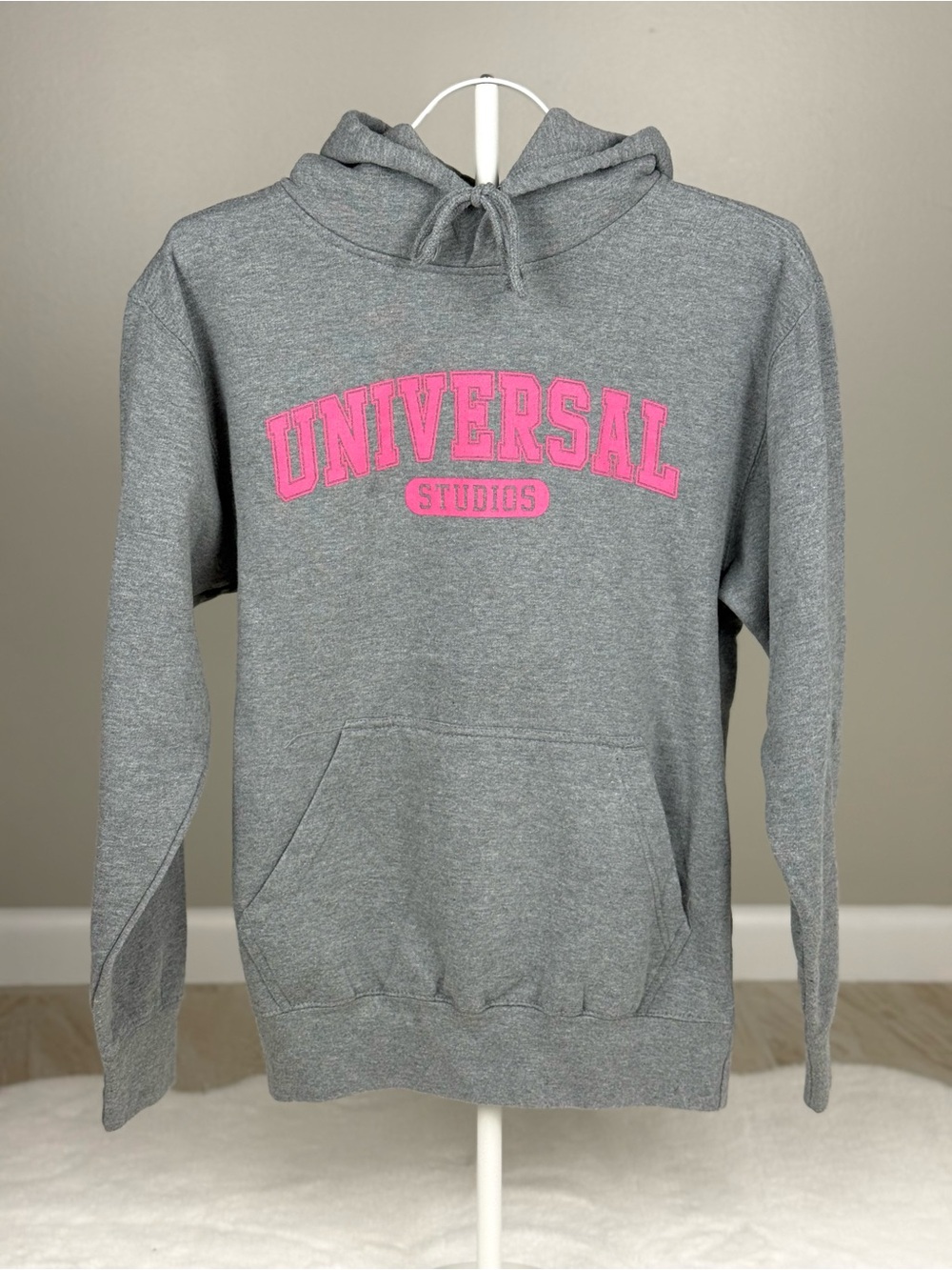 Universal Studios Gray & Pink Hoodie Size S